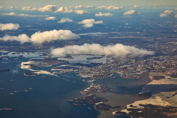 Vista aérea de Helsinki — Foto de Stock