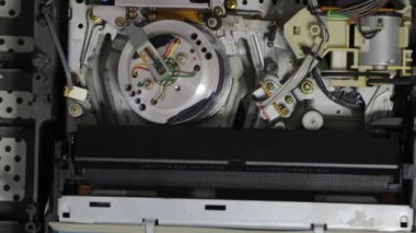 VHS Video kaset çalar içinde