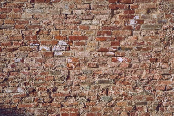 Tegel vägg närbild — Stockfoto