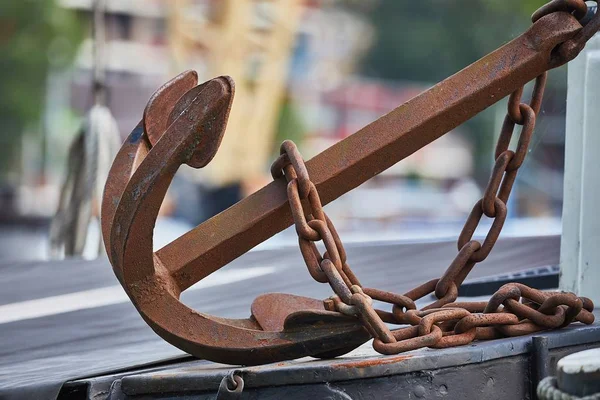 Old Rusty Anchor — Stock Photo, Image