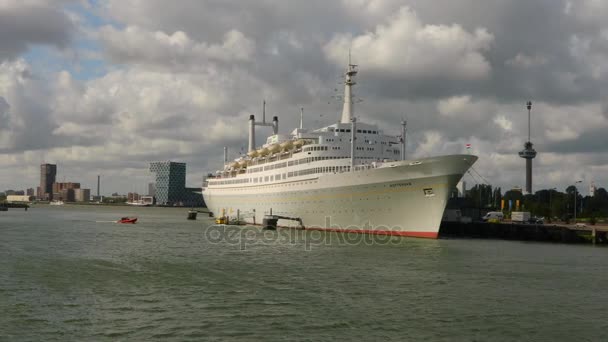 Rotterdam z wody — Wideo stockowe