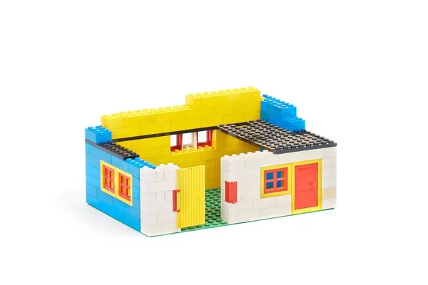 Lego bakstenen huis — Stockfoto