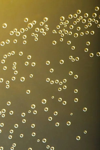 Bubblor i flytande — Stockfoto