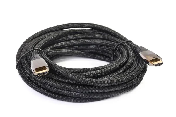 Kábel HDMI kijelzővel — Stock Fotó
