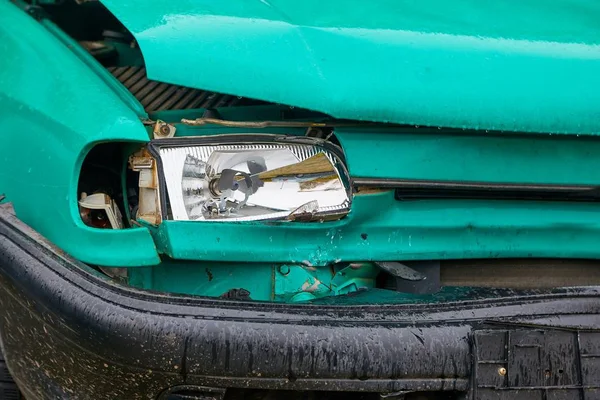 Araba kazası detay — Stok fotoğraf