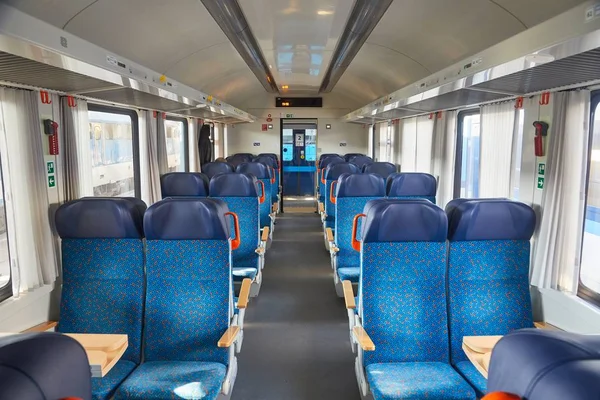 Interno del treno passeggeri — Foto Stock