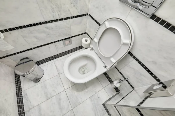 Toilettensitz geöffnet — Stockfoto