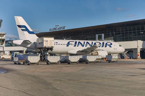 航空機地上荷役 — ストック写真