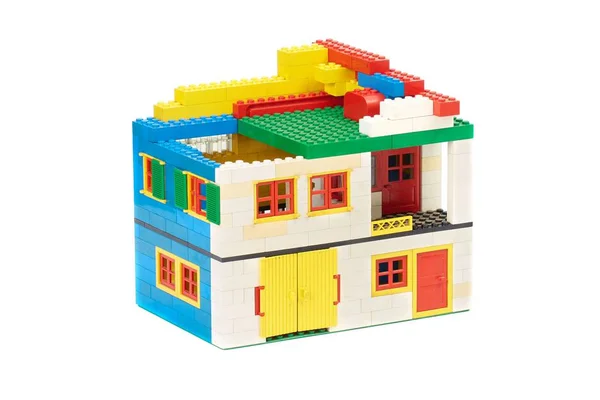Lego bakstenen huis — Stockfoto
