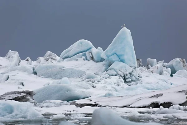 Lago glacial na Islândia — Fotografia de Stock