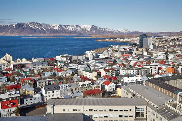 Reykjavik görünümünü — Stok fotoğraf