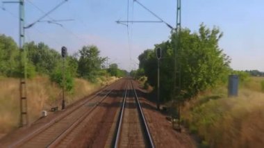 Demiryolu seyahat görünümü