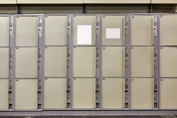 Lockers of a station — Stock Photo, Image