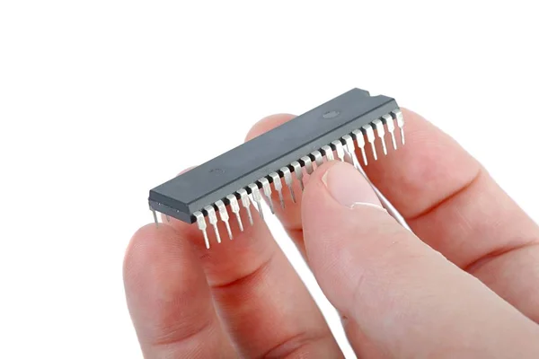 Starý počítačový čip — Stock fotografie