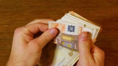para, euro banknot sayma