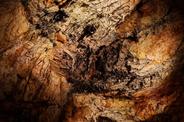 Detalhe da caverna de calcário — Fotografia de Stock
