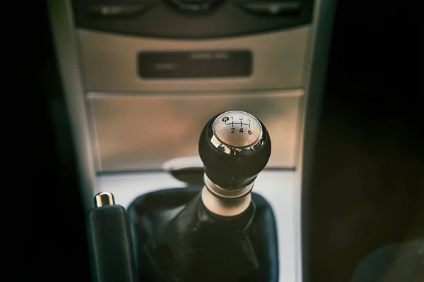 Manual gear stick — Stock Photo, Image