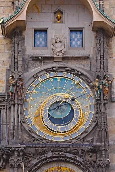 Alte astronomische Uhr Detail — Stockfoto