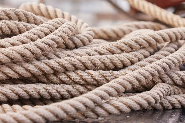 Rope in a pile — Stock Photo, Image