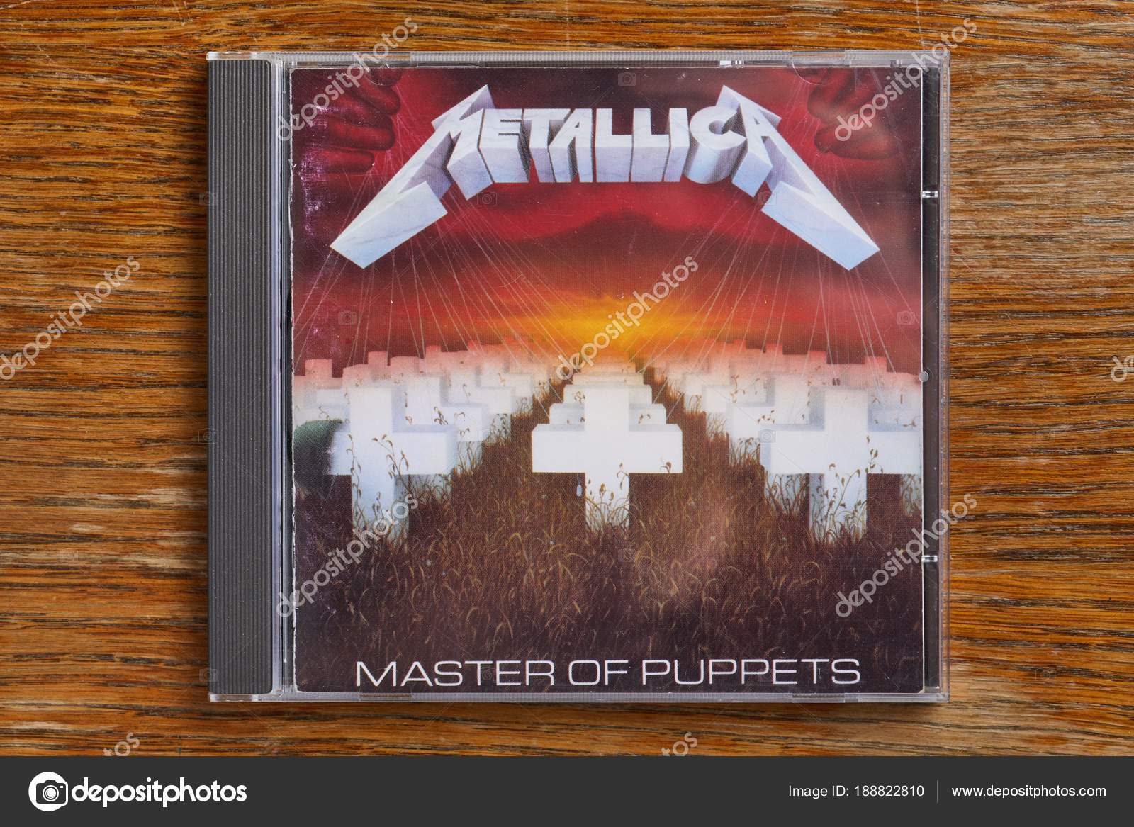 CD Metfuca Master Of Puppets – Стоковое Редакционное Фото.
