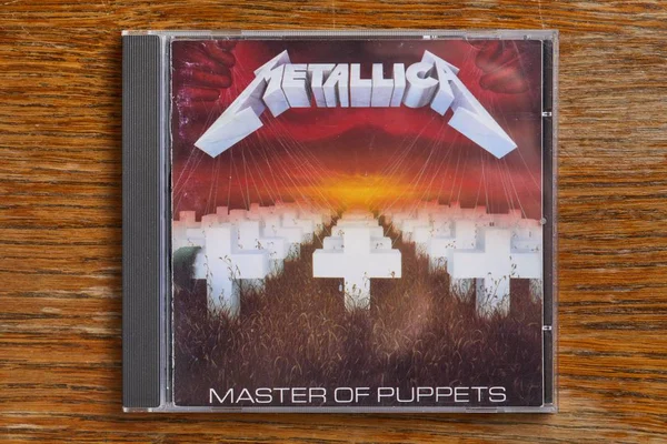 Metallica Master of Puppets CD — Foto de Stock