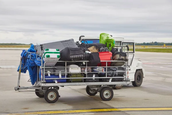 Bags at an airport — Stock Photo, Image