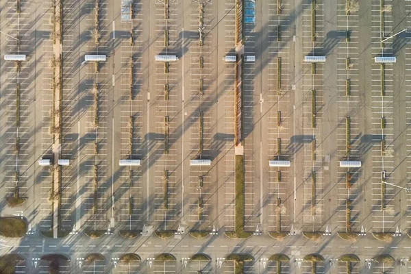 Prázdné letecké parkoviště — Stock fotografie