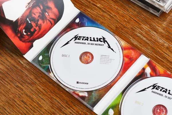 Metallica kablolu kendini imha CD — Stok fotoğraf