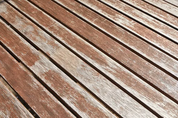 ウッドデッキの木材使用状況 — ストック写真