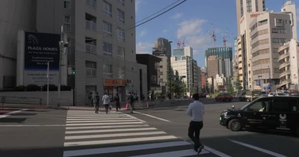 Rua em tokyo, japão — Vídeo de Stock