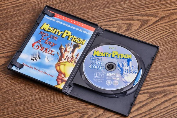 Monty Python és a Szent Grál-Dvd — Stock Fotó