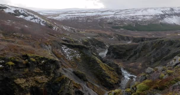 Landschap in IJsland — Stockvideo