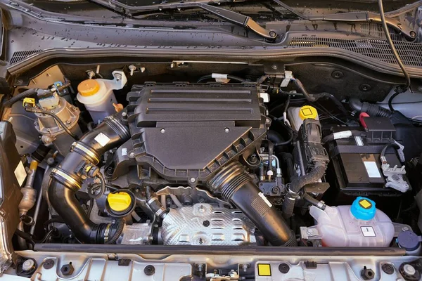Dettaglio motore auto — Foto Stock