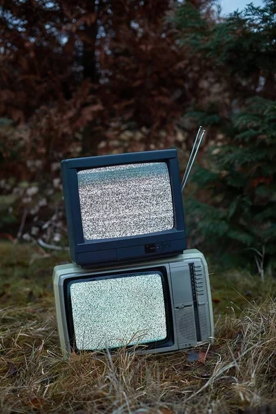 Televizyonda sinyal yok. — Stok fotoğraf