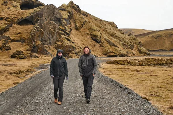 İzlanda 'da yürüyüş — Stok fotoğraf