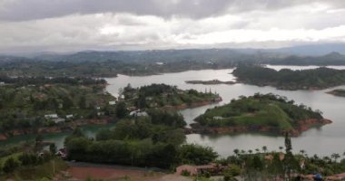 Guatape manzara manzarası