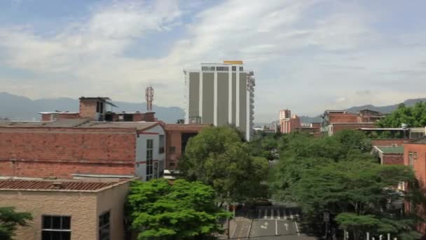 Metró kilátás Medellin — Stock videók