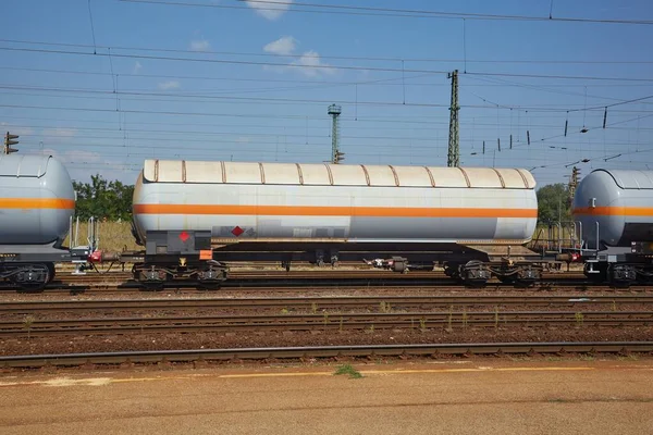 Carro merci del treno — Foto Stock