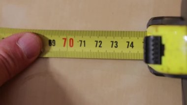 Ölçüm bandı kullanılıyor