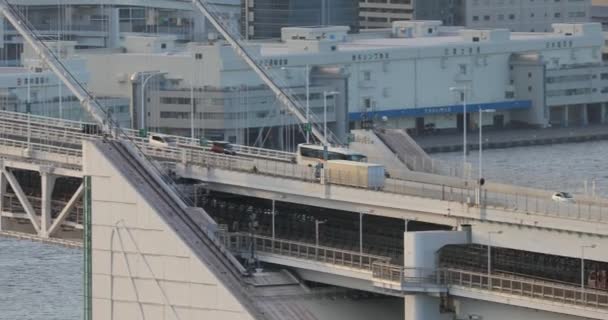 日本の高速道路の車 — ストック動画