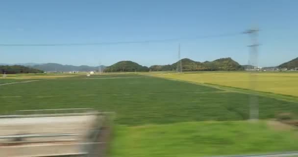 Japanische Zugfahrt — Stockvideo