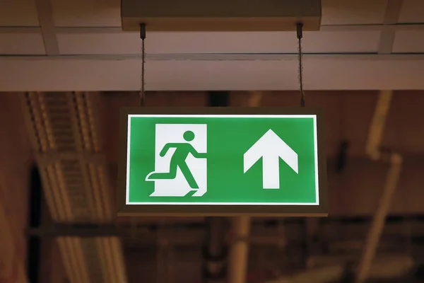 Emergency Exit Sign — Stock Photo, Image