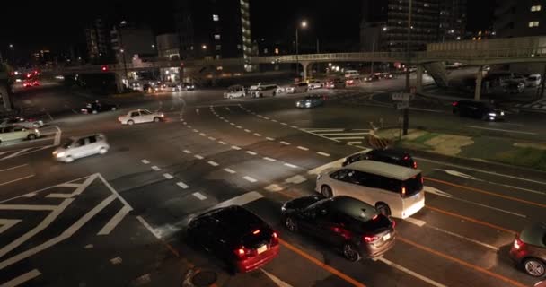 Trafic urbain par en haut — Video