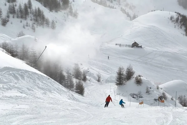 Piste da sci dall'alto — Foto Stock