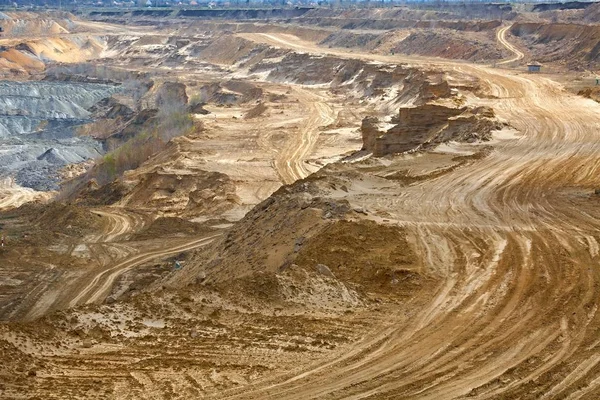 Excavación de minas de carbón — Foto de Stock