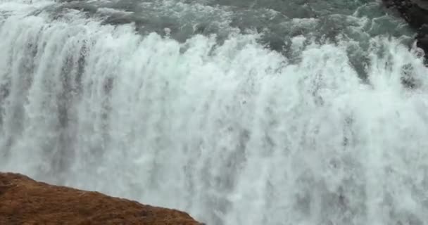 Waterfall in Iceland — Stock Video