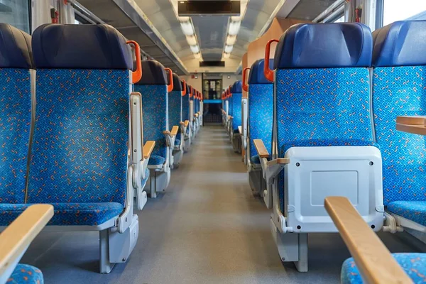 Passenger Train interior — Stock Photo, Image