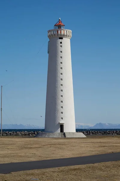 Old White Lighthouse — Stock Photo, Image