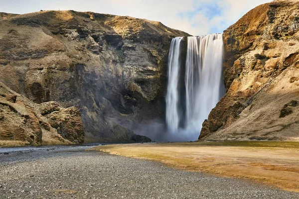 Vattenfall på Island — Stockfoto