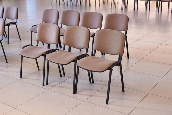 Stuhlreihen — Stockfoto
